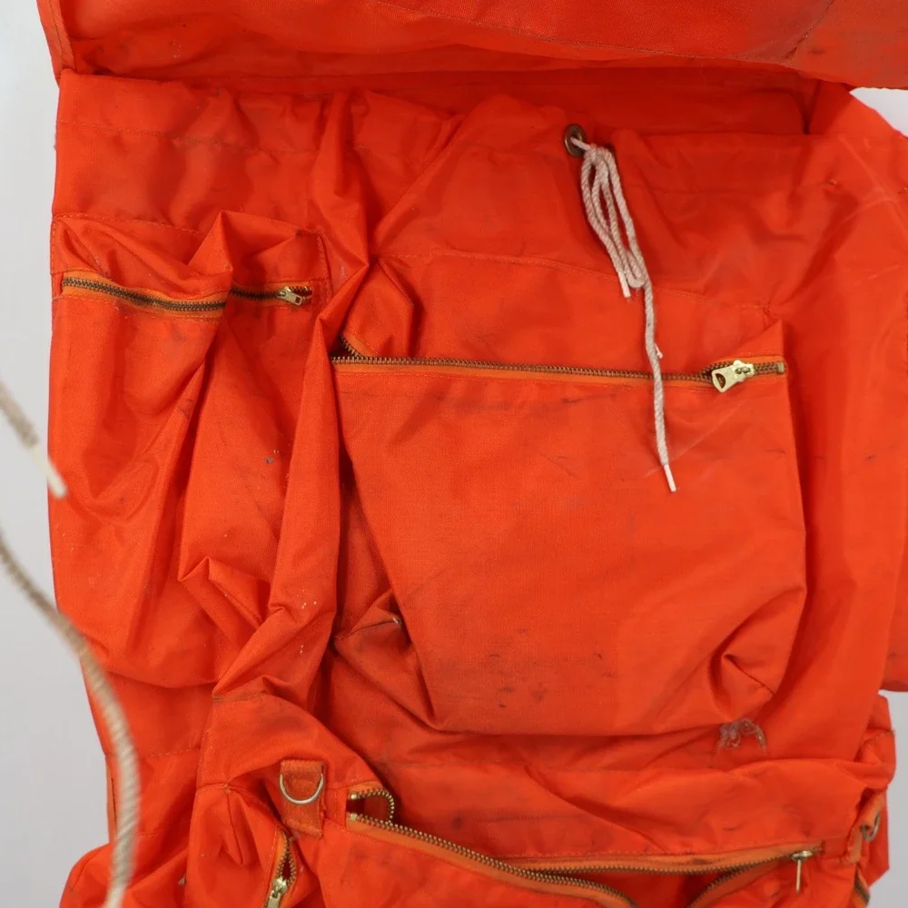 Comet American‎ Camper External Frame Backpack Unisex Large Orange Vintage Japan